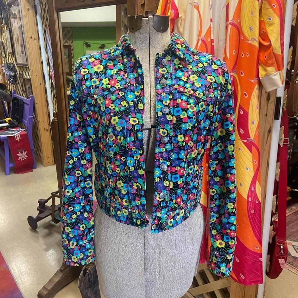 Liz Claiborne Multicolor Floral Jacket‎ (A)